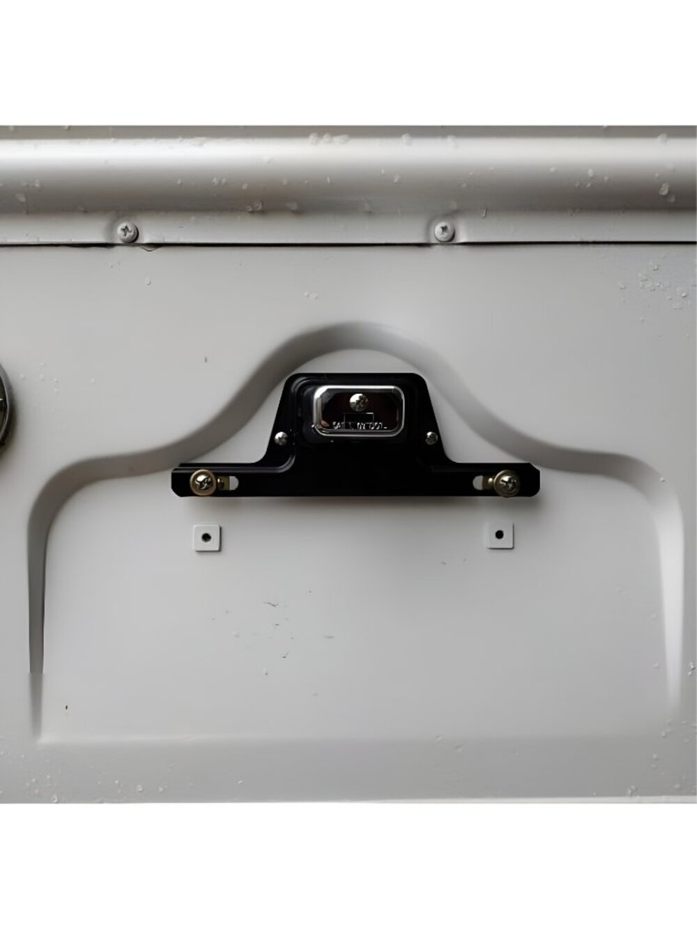 Black LED License Plate Light for Boat Trailer [Steel Bracket Mount]